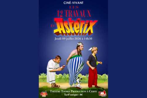 ciné-vivant - les 12 travaux d'Astérix