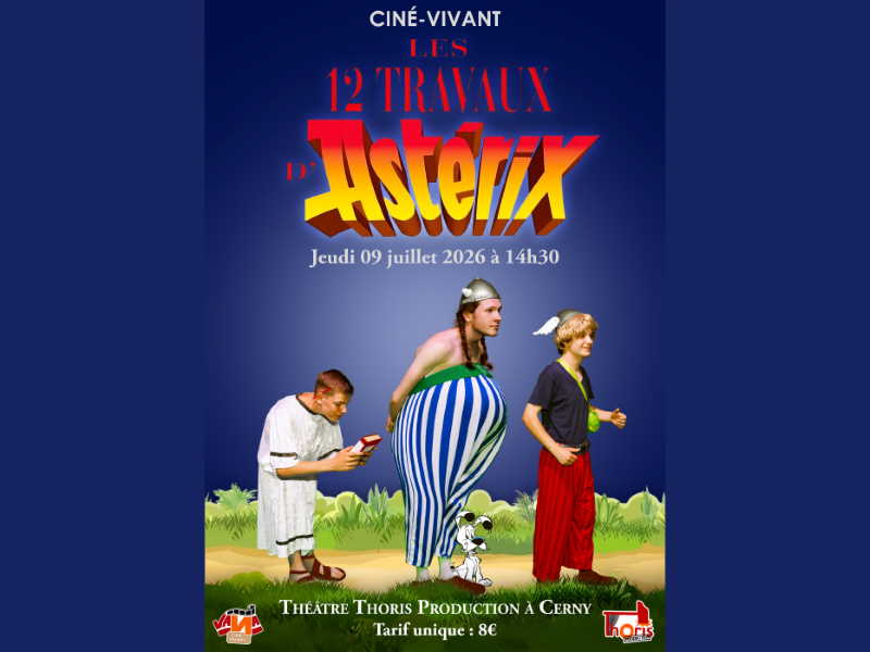 ciné-vivant - les 12 travaux d'Astérix
