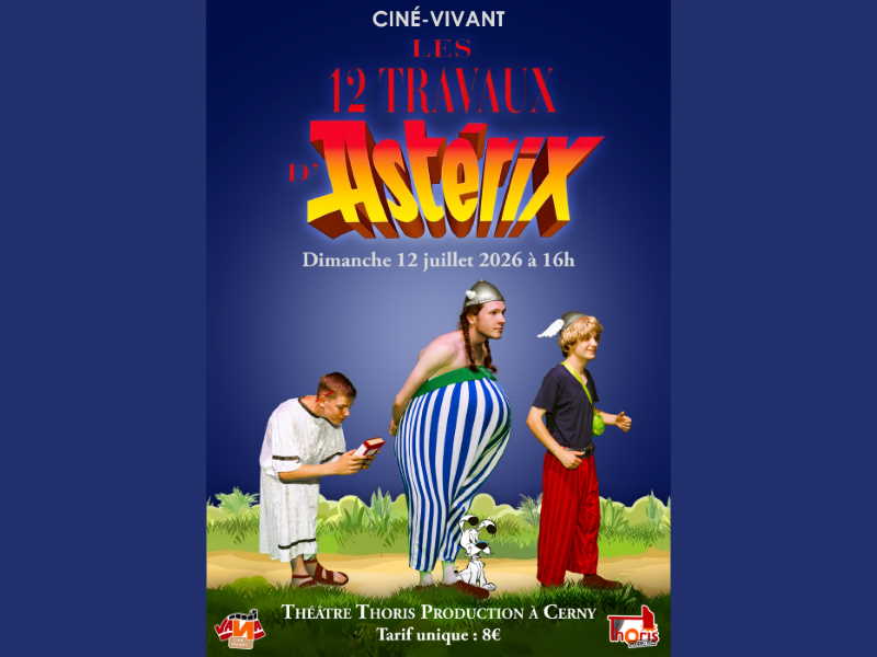 ciné-vivant - les 12 travaux d'Astérix